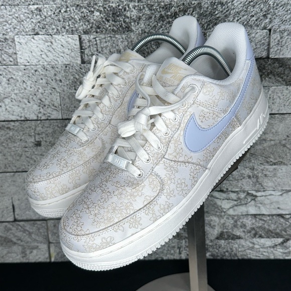 Nike Air Force 1 ‘07 SE Jacquard Floral Embroidery - NEW - WMNS10.5 - Picture 9 of 10